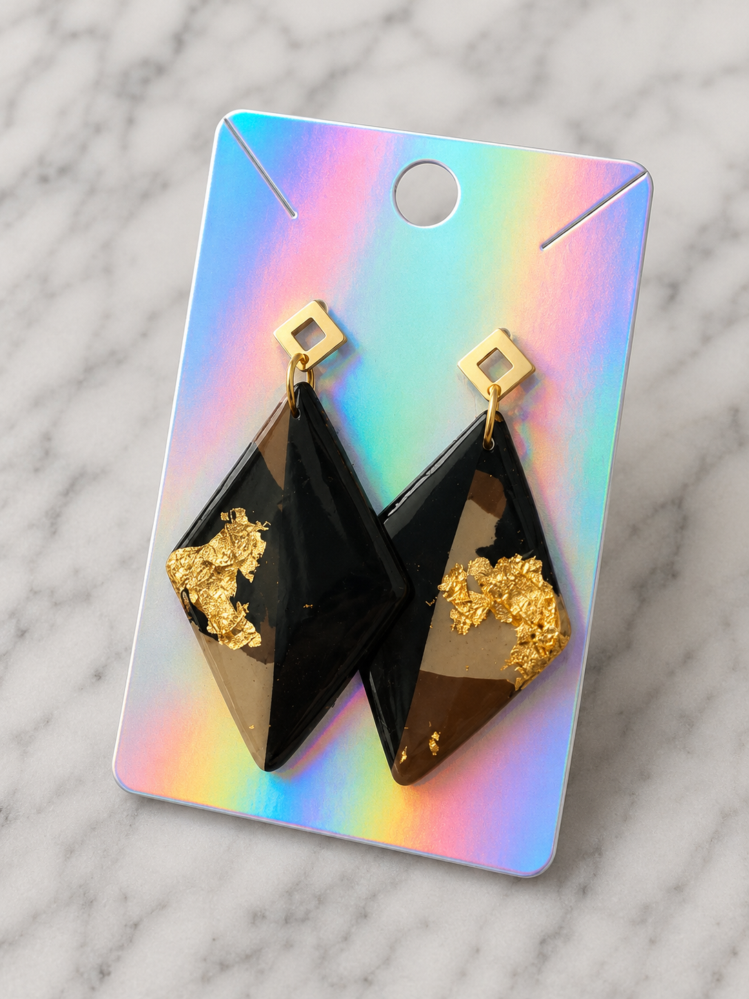 Split Leopard Earrings