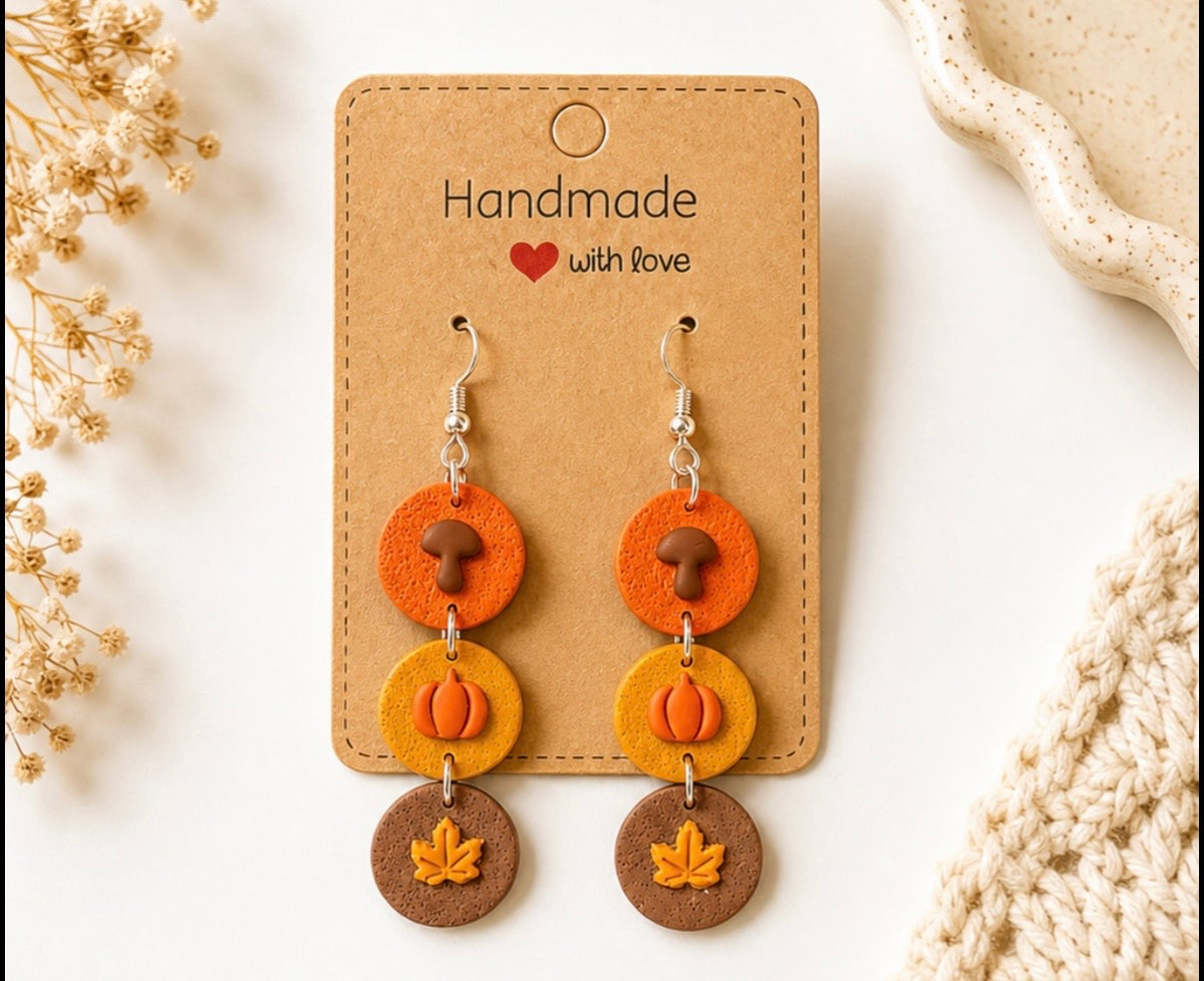 Forest Floor Dangle Earrings