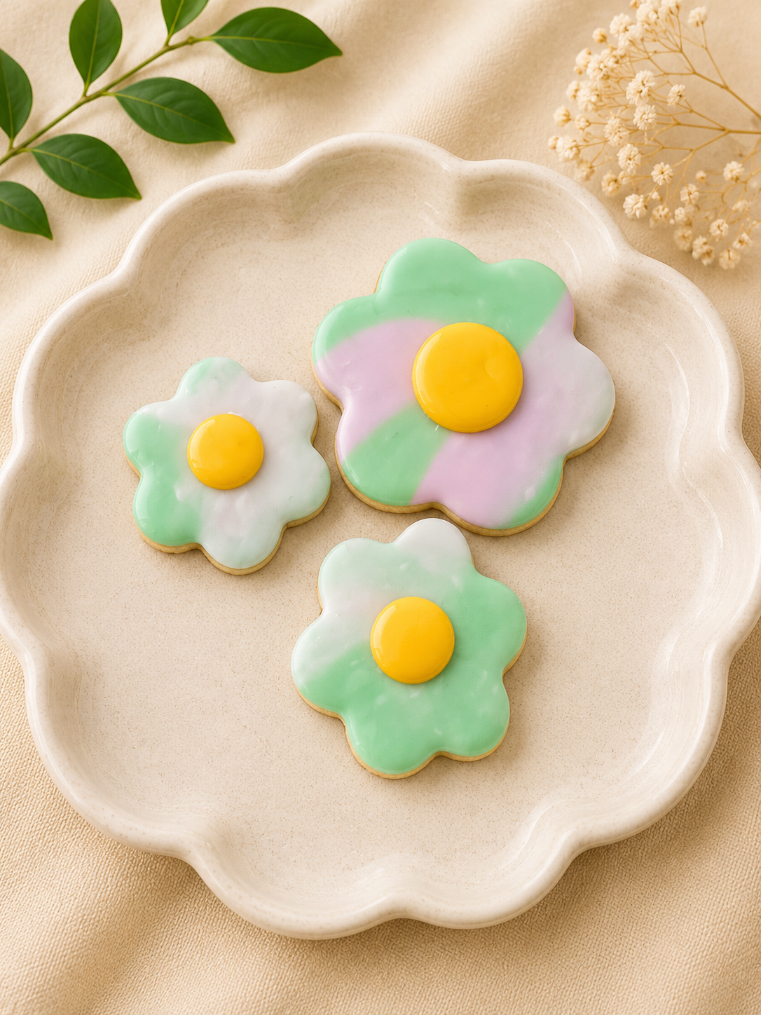 Groovy Flower Magnet Set