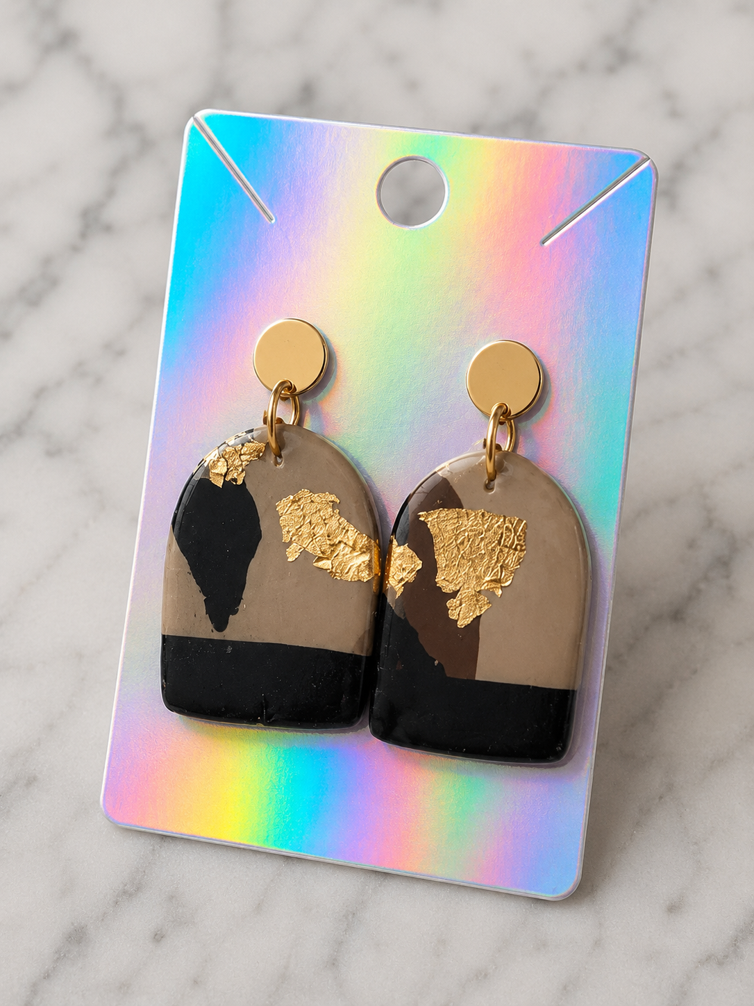 Split Leopard Earrings