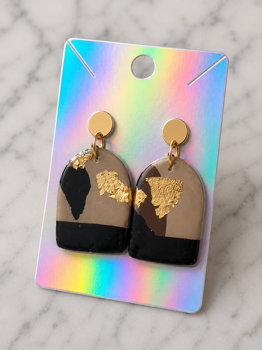 Split Leopard Earrings